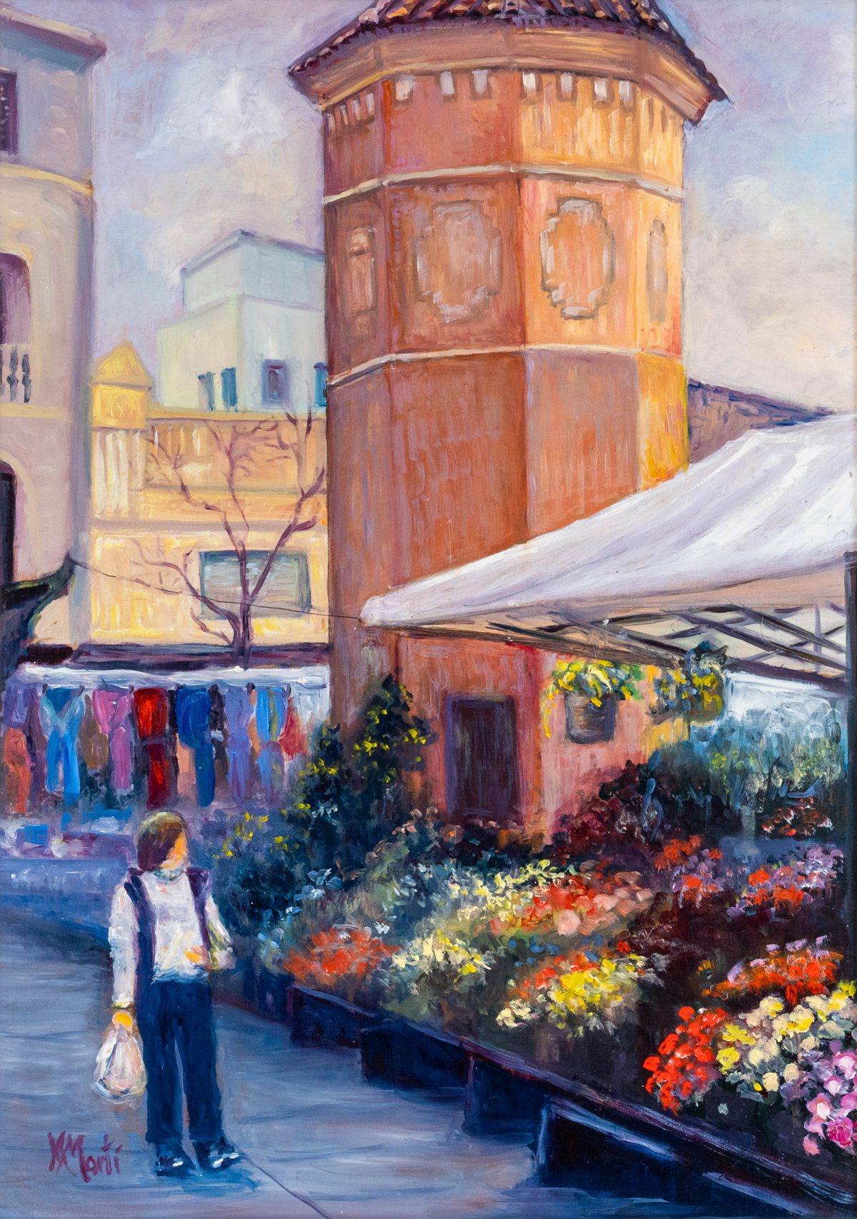 Pintura a l’oli sobre fusta 50x66