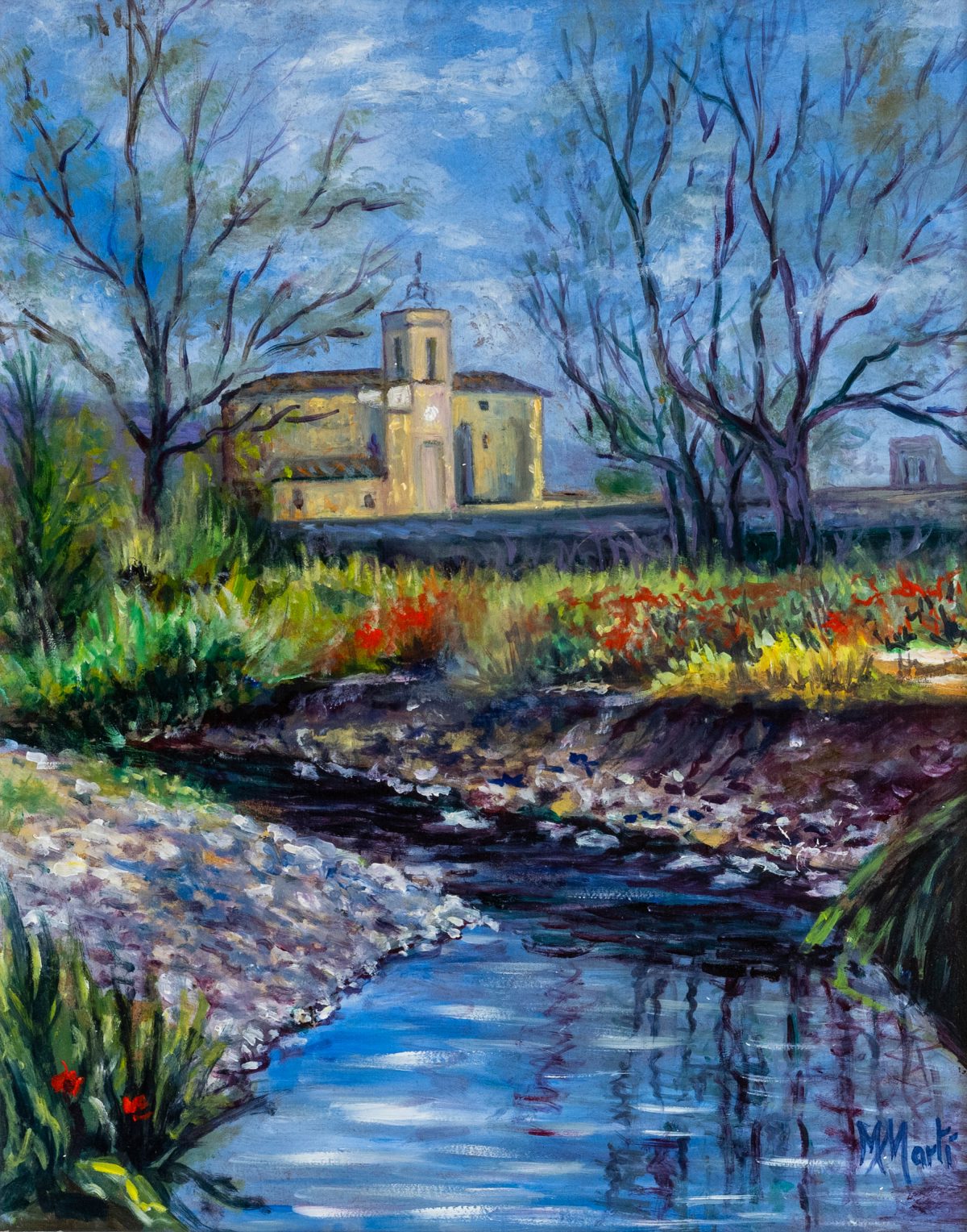 Pintura a l’oli sobre fusta 50x60