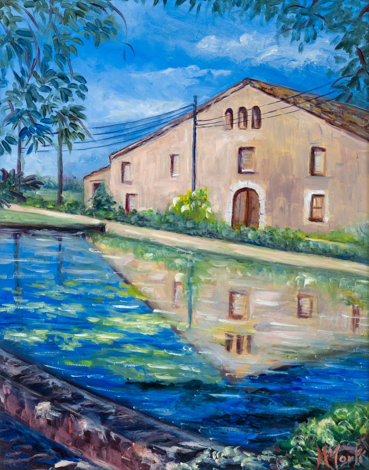 Pintura a l’oli sobre fusta 50x60