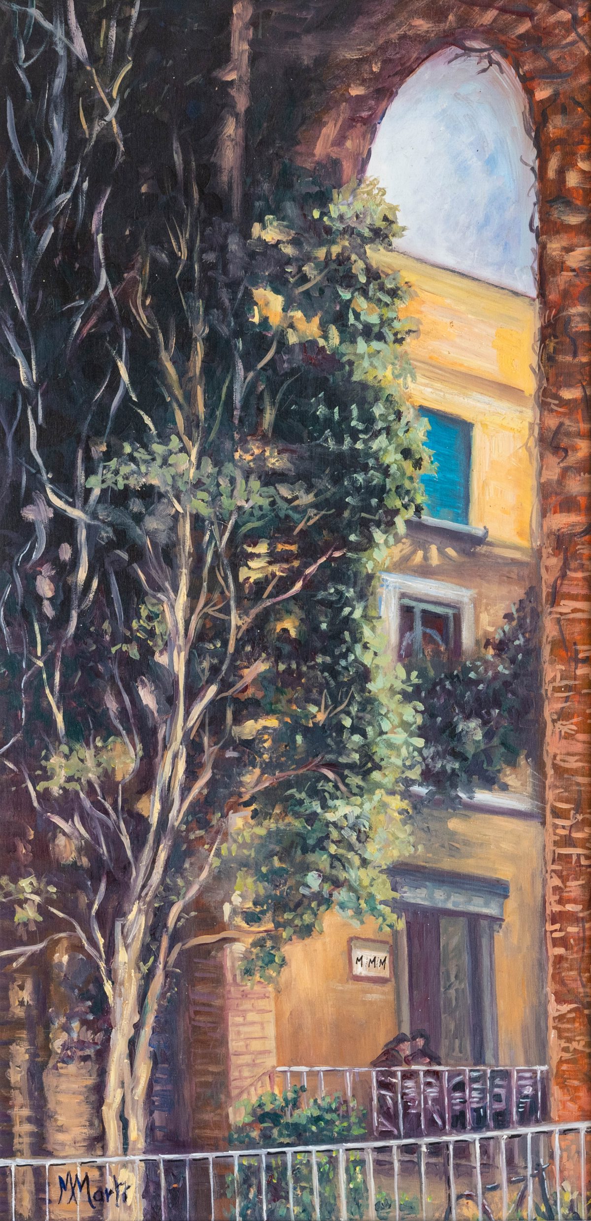Pintura a l’oli sobre fusta 45x80