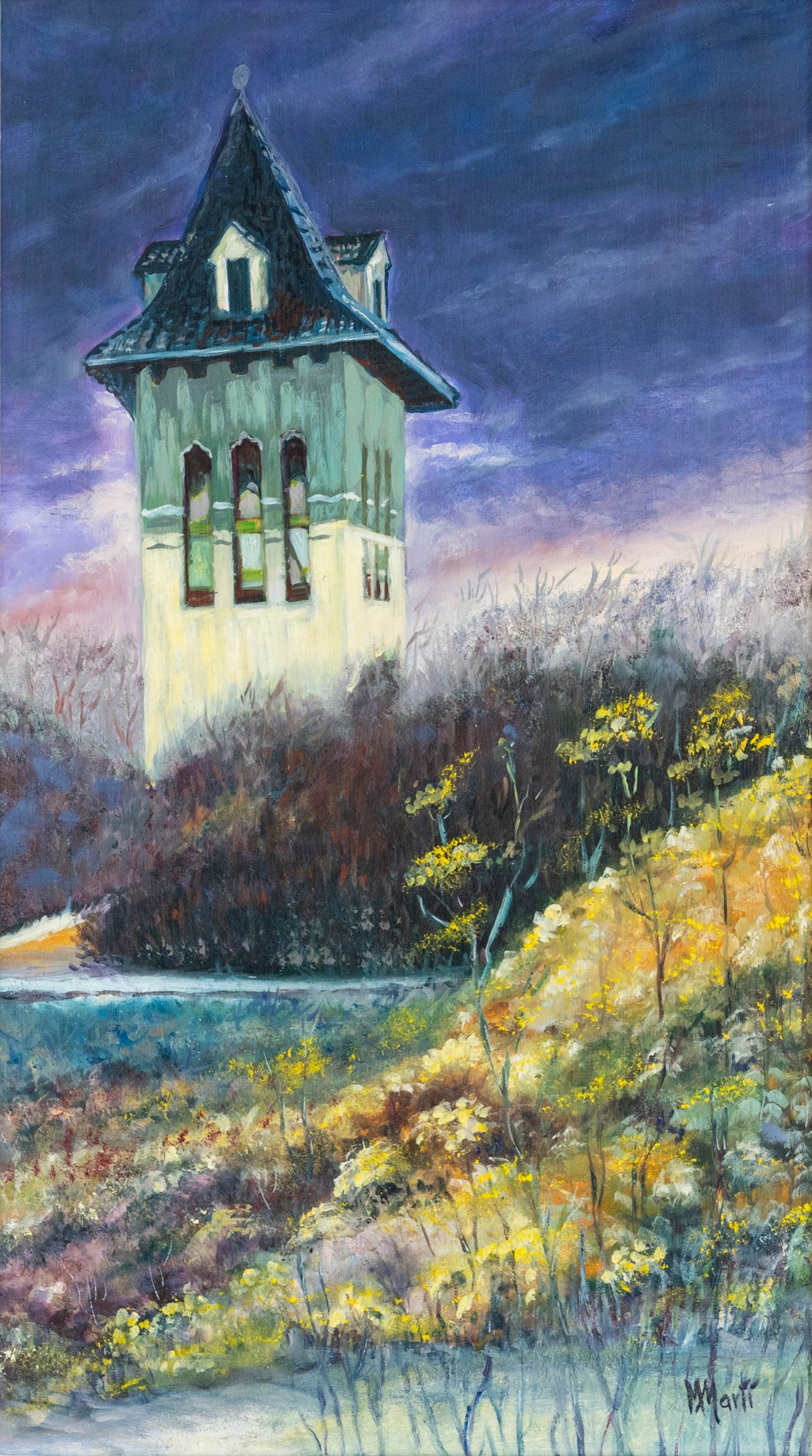 Pintura a l’oli sobre fusta 48x72