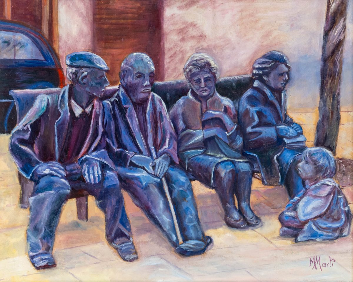 Pintura a l’oli sobre fusta 50x80