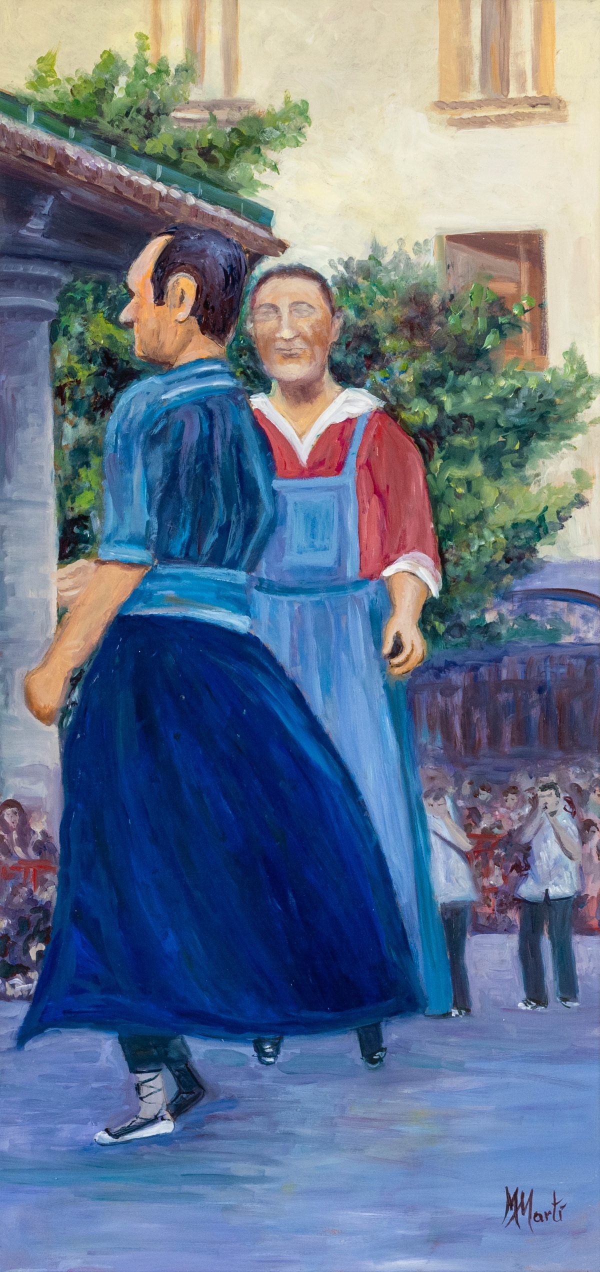 Pintura a l’oli sobre fusta 42x80