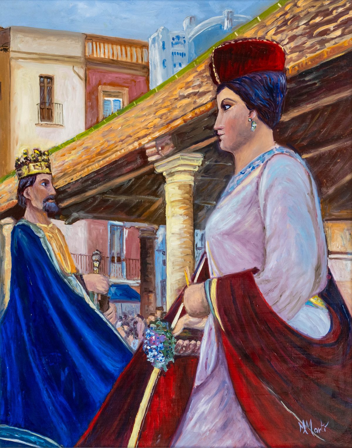 Pintura a l’oli sobre fusta 66x76