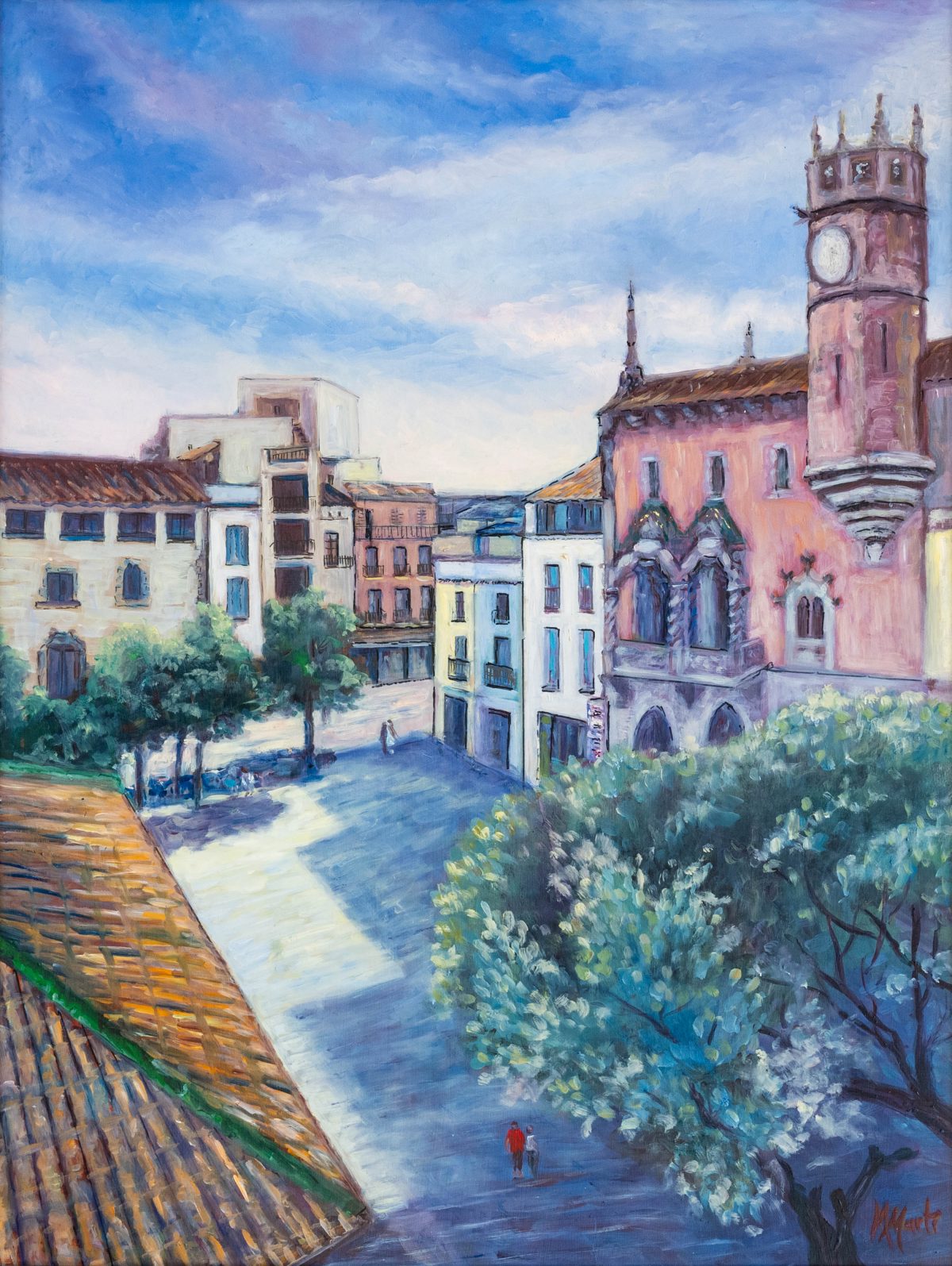 Pintura a l’oli sobre fusta 70x90