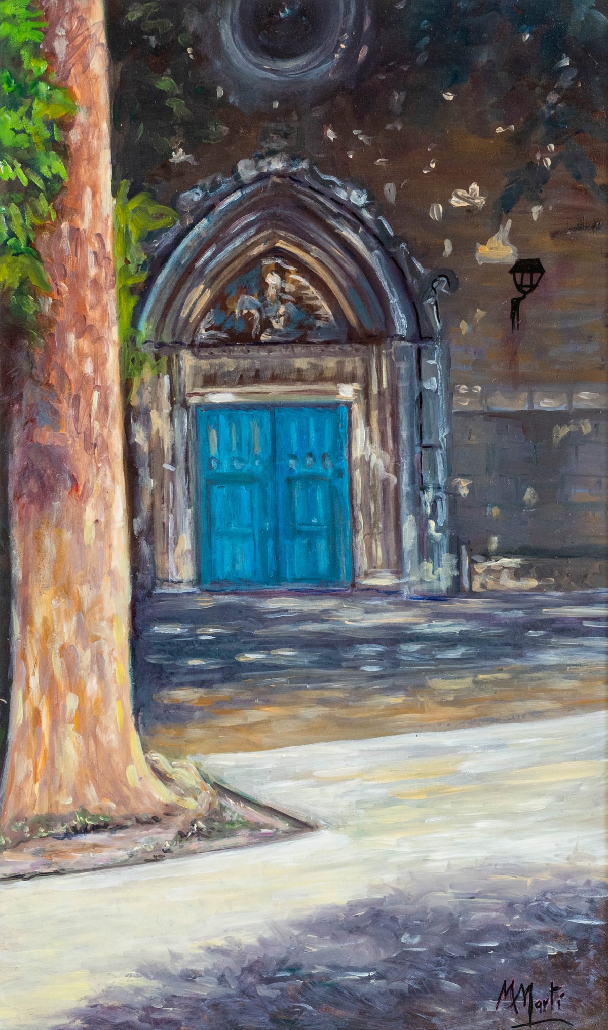 Pintura a l’oli sobre fusta 50x80